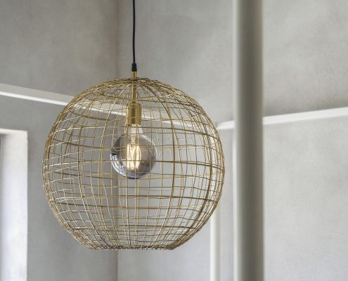 Lampa z drutu Corby PR Home blog