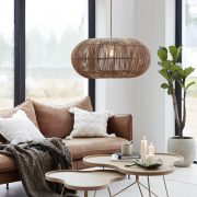 Rattanowa lampa wiszaca Zuri PR Home