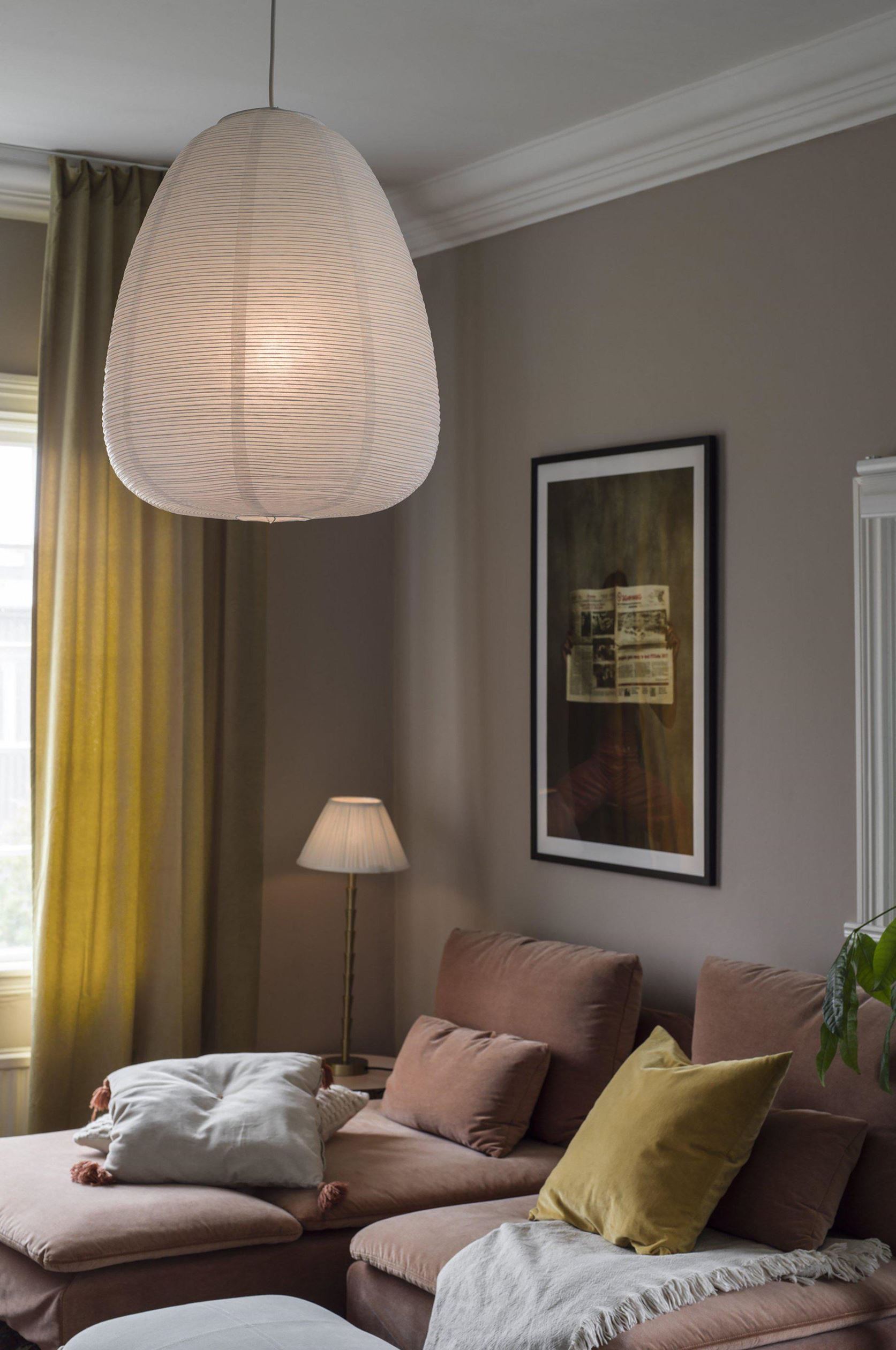 Papierowa lampa Maki PR Home - modne lampy papierowe 2023