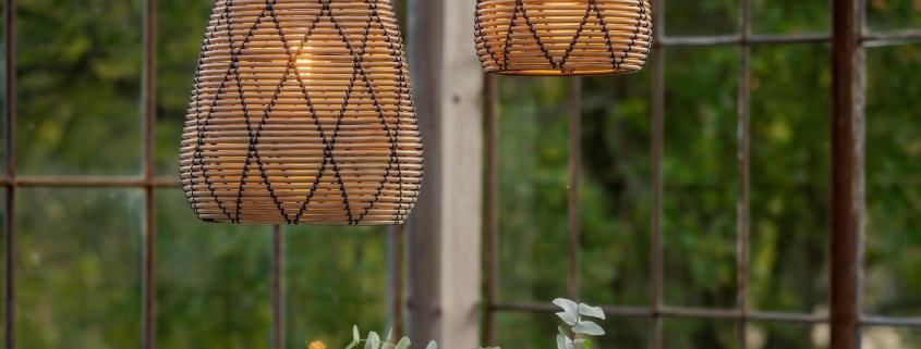 Zewnetrzne lampy rattanowe Lollo PR Home