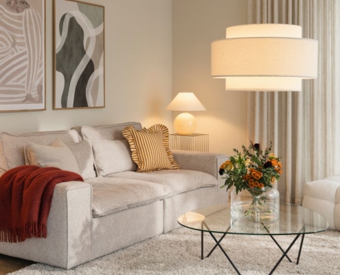 Salon styl modern retro w nurcie mid century modern