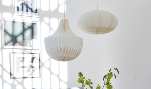 Lampa papierowa wisząca