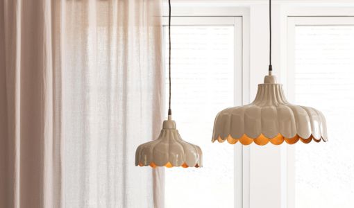 Lampy beżowe
