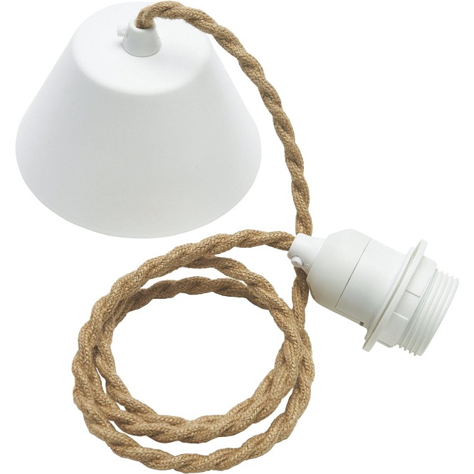 Rattanowa lampa kula Zuri naturalna 51cm deta