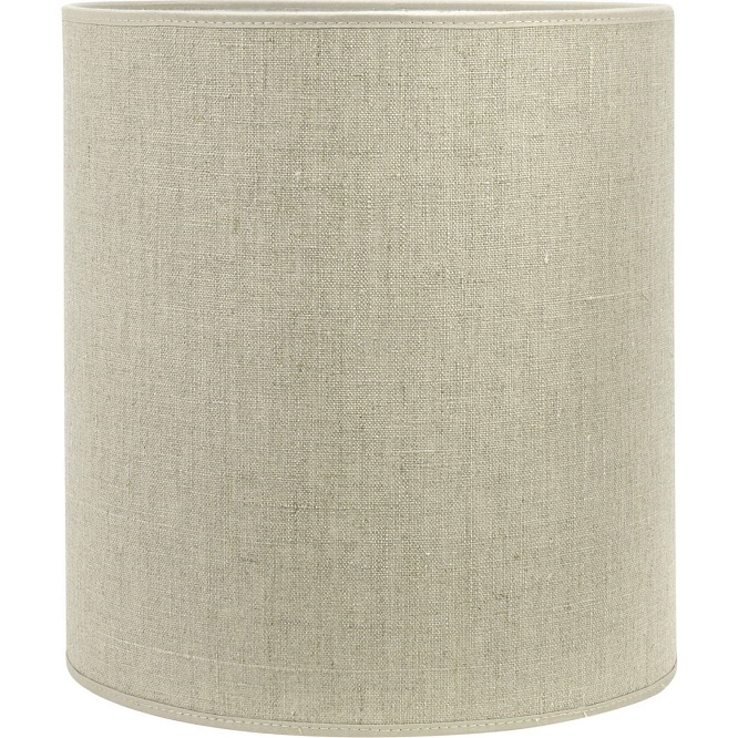Cylindryczny lniany abażur Celine naturalny 50cm