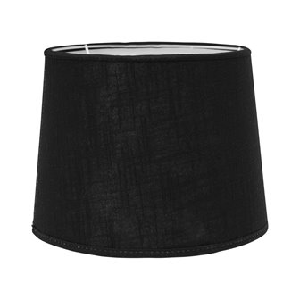 zdjęcie Duży czarny abażur do lampy stojącej 50cm Sofia