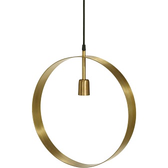 Nowoczesna lampa wisząca Atmosphere złota 60cm