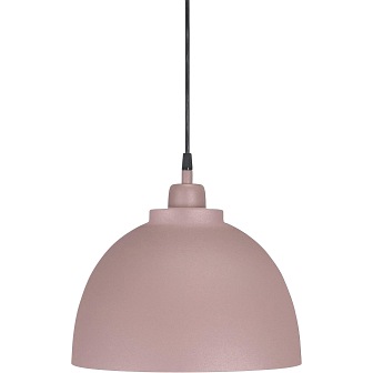Masywna lampa Rochester pudrowy róż 30cm