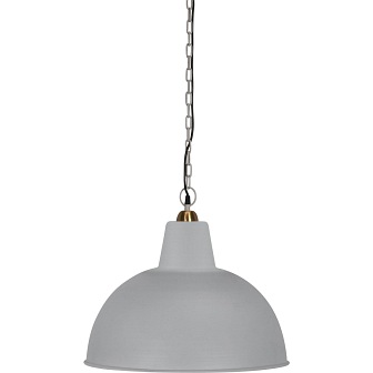 Duża lampa industrialna Scottsville szara 52cm