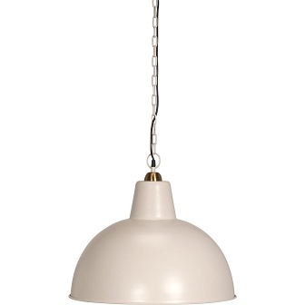 Duża lampa industrialna Scottsville różowa 52cm