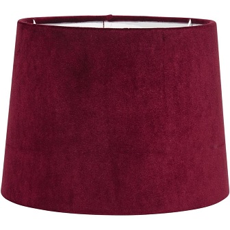Aksamitny abażur Sofia burgund 40cm