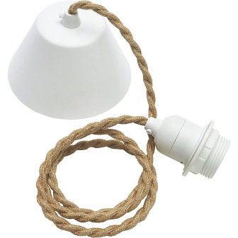 Rattanowa lampa kula Zuri naturalna 51cm deta