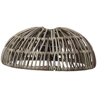 Rattanowa lampa wisząca Hue naturalna 20cm