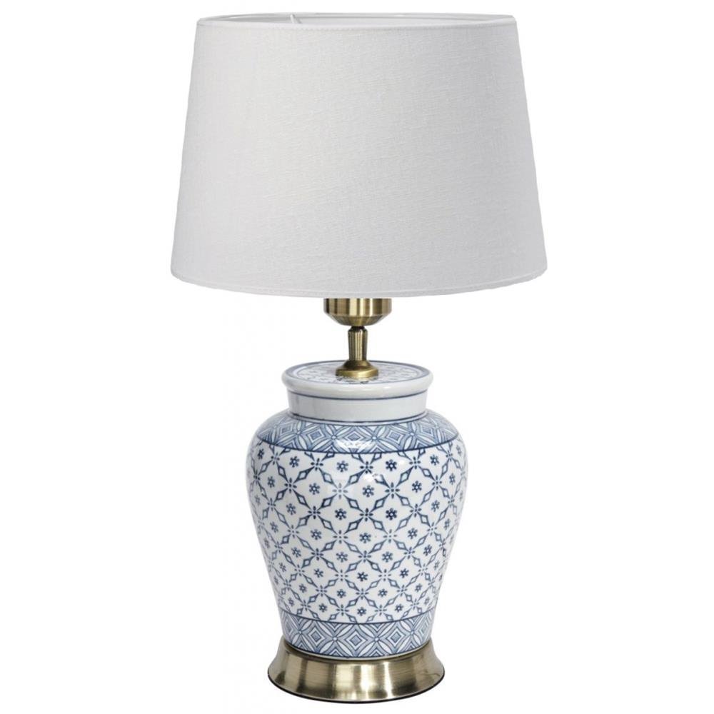 Ceramiczna Lampa Stołowa Mi 51cm Błękitna